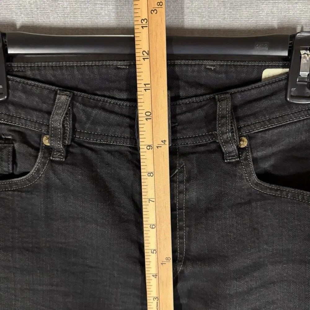 Diesel Waykee Jeans Mens 32x32 Black Regular Straight Button Fly Stretch Denim